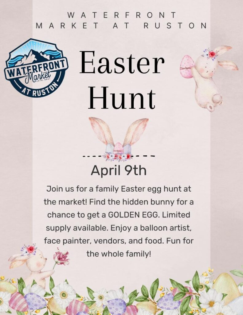 Easter Egg Hunt 2023 in Ruston Washington